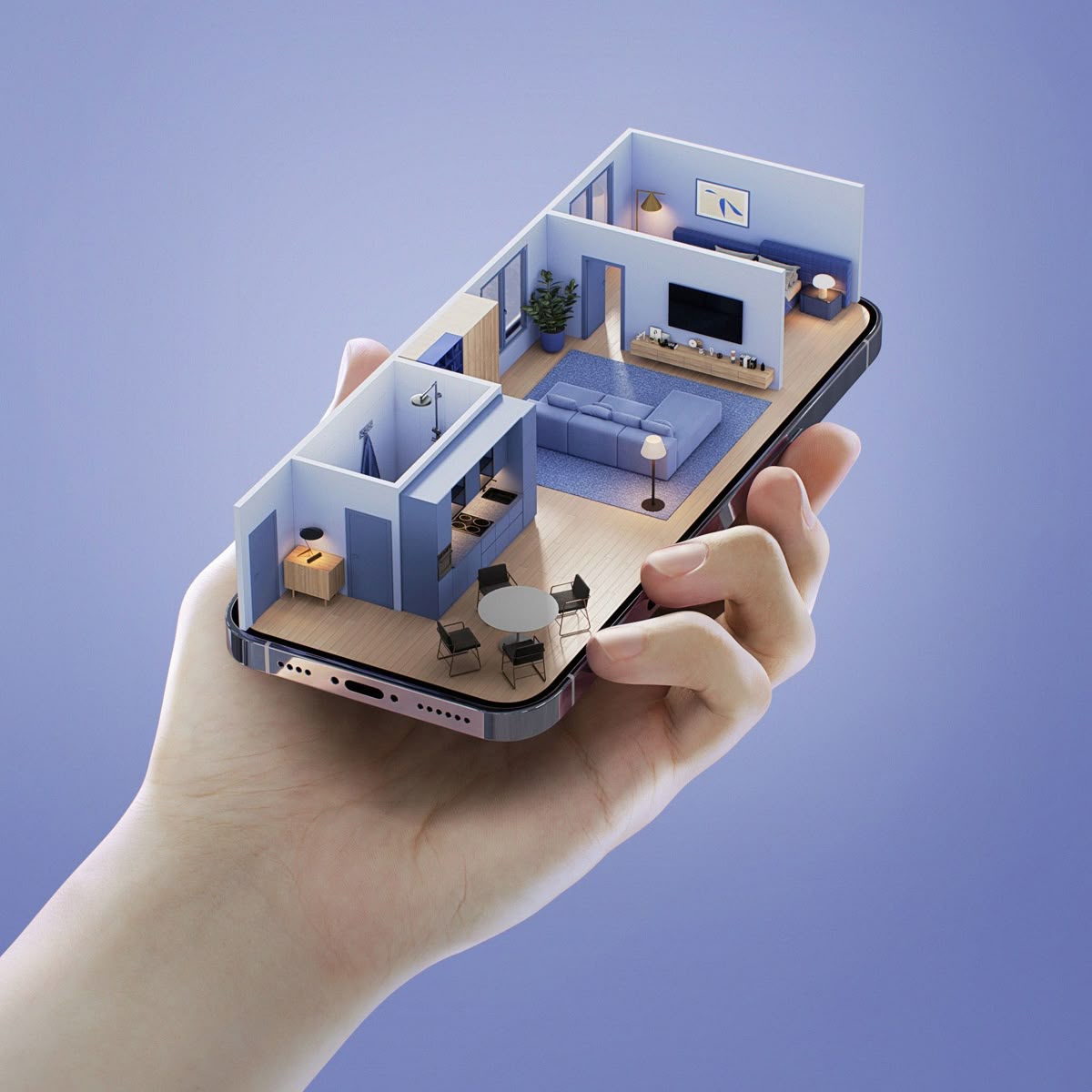 Smart Home Mobile App Interface