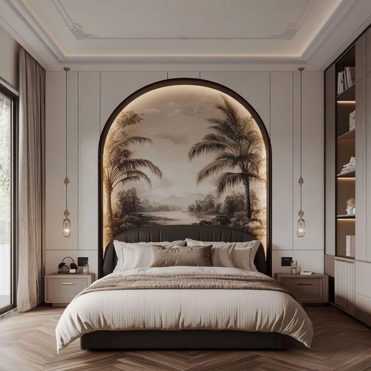 Luxury Bedroom Wall Panel